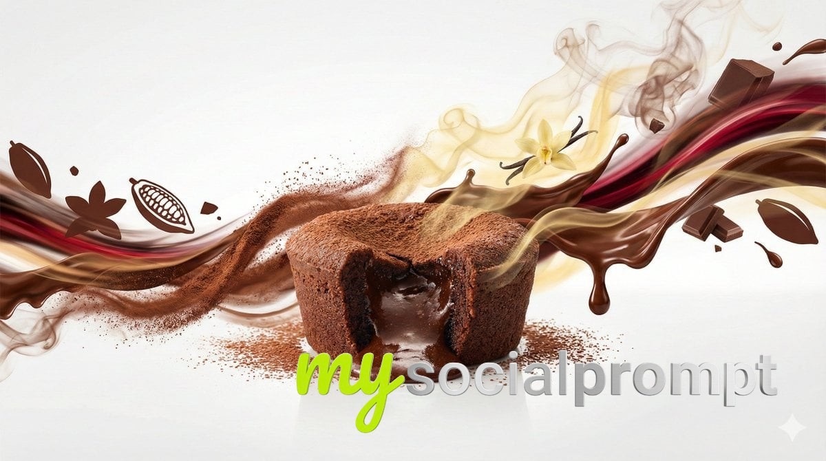 nanobanana prompt: Dynamic flavor wave of [FOOD] with energy ribbons and ingredient silhouettes 3