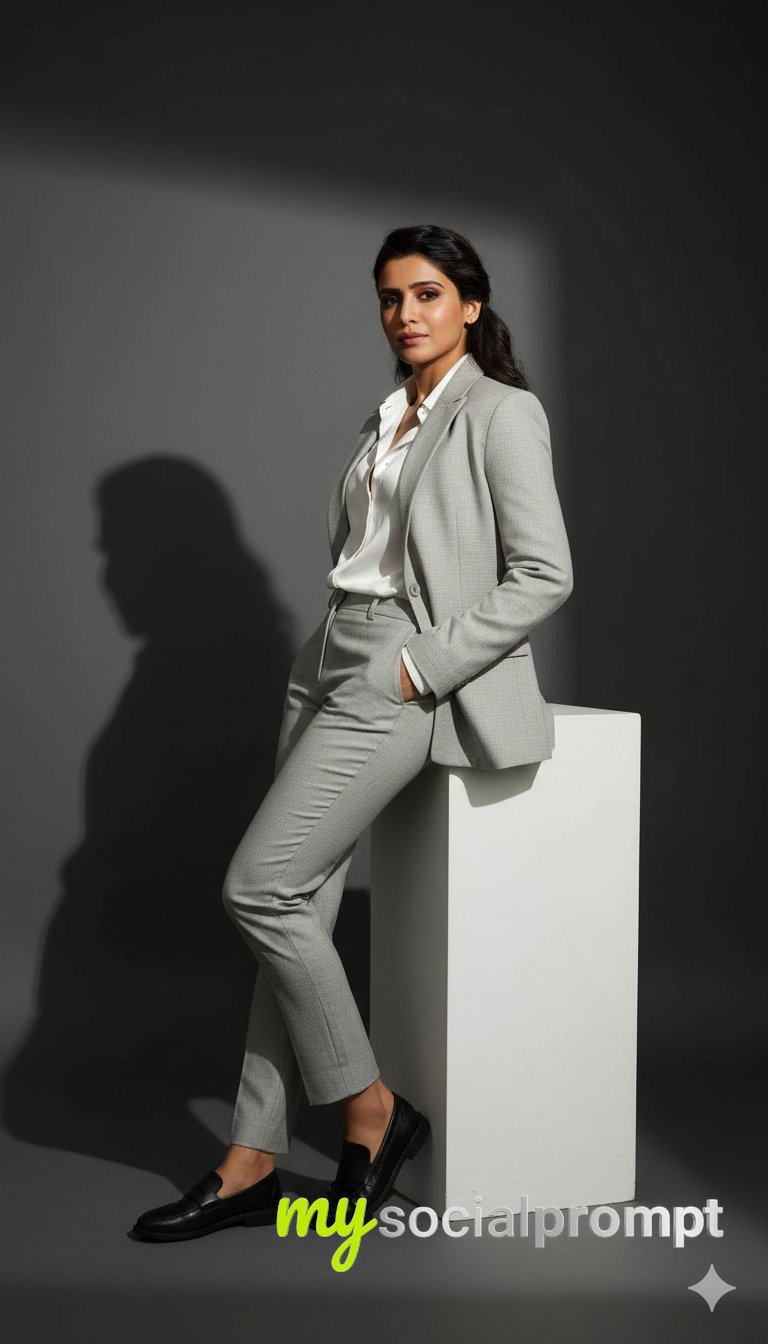 nanobanana prompt: Ultra-Realistic Fashion Editorial with Cinematic Lighting - AI Prompt Image 3