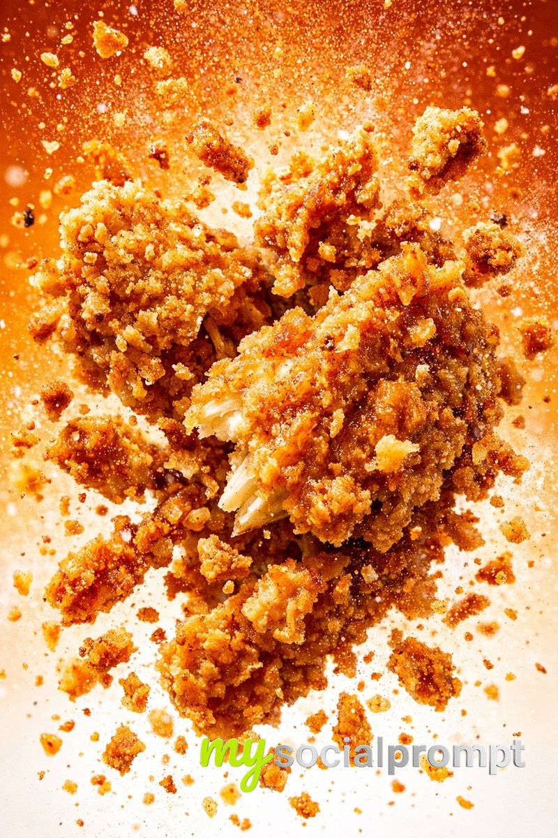 nanobanana prompt: Hyper-Visual Fried Chicken Commercial Photography Series 2