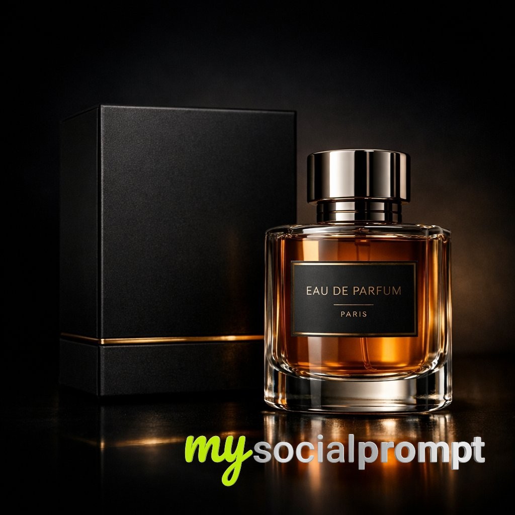 nanobanana prompt: Cinematic Luxury Perfume Photography with Dramatic Shadows