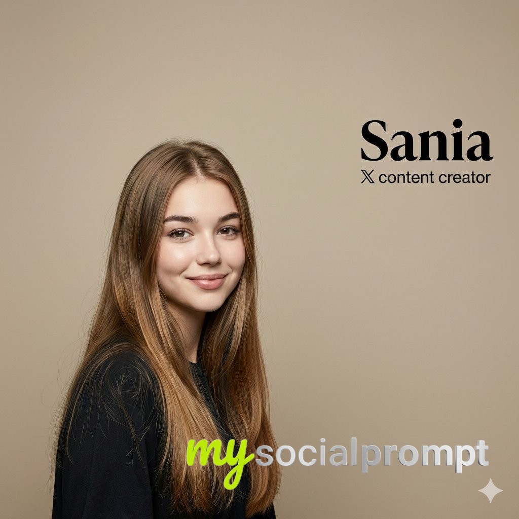 nanobanana prompt: Professional Studio Portrait with Elegant Typography 2