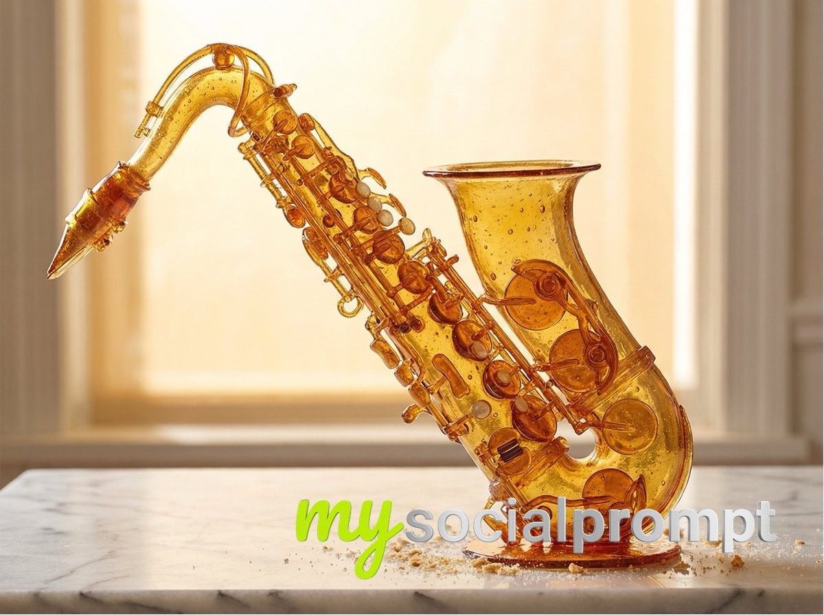 nanobanana prompt: Blown Sugar Industrial Design — Translucent Edible Artifact
