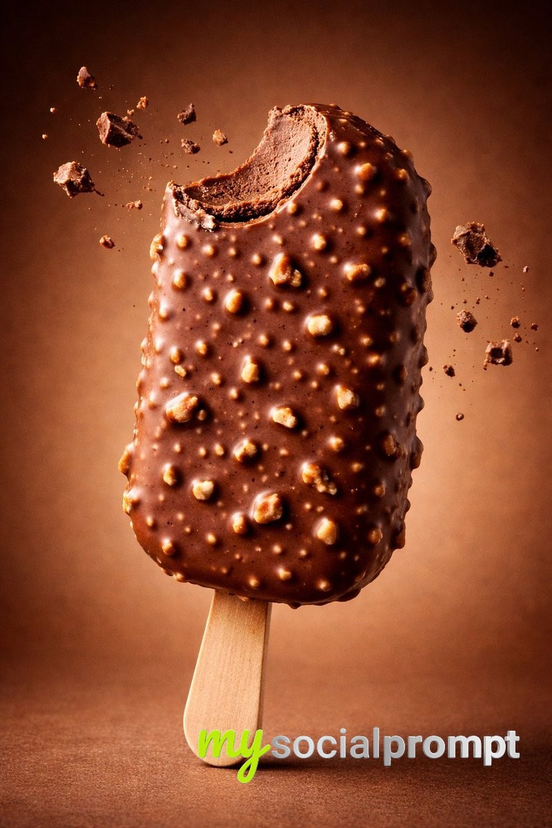 nanobanana prompt: Hyperreal Food Photography with Frozen Motion & Studio Lighting