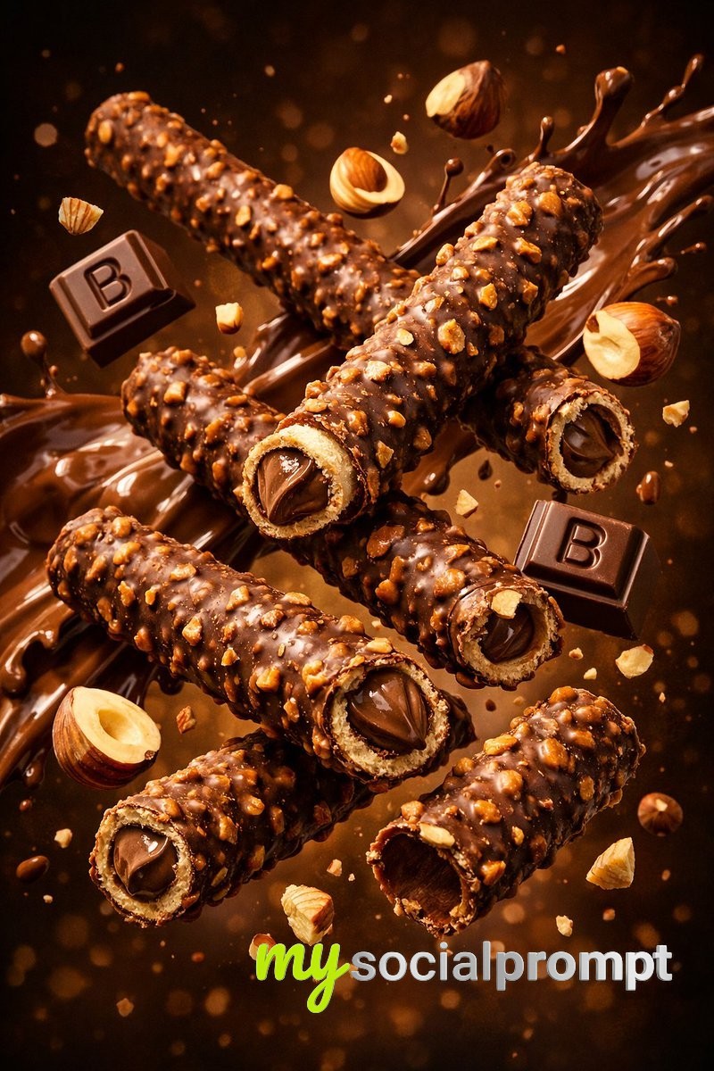 nanobanana prompt: Premium Food Photography with Cinematic Lighting & Hyper-realism - AI Prompt Image 2