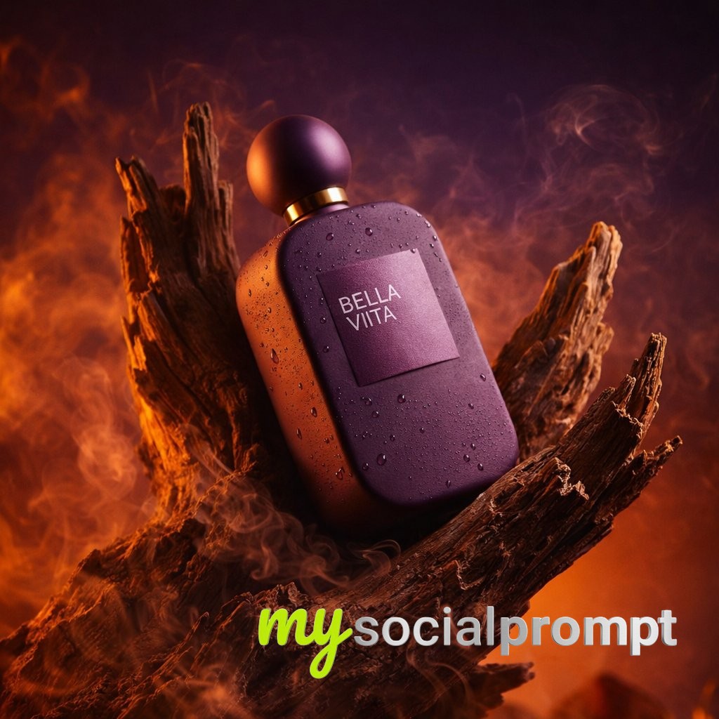 nanobanana prompt: Macro Product Photography with Natural Forest Lighting