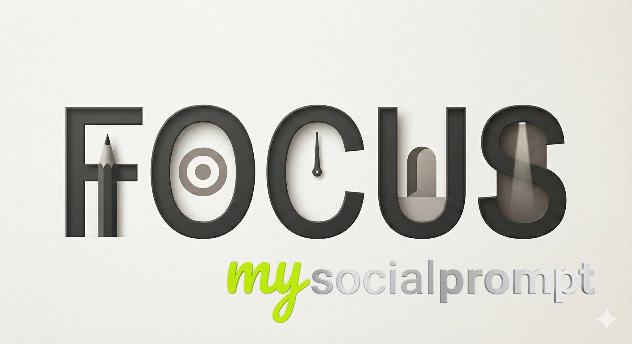 nanobanana prompt: Minimalist Typographic Portrait with Symbolic Depth