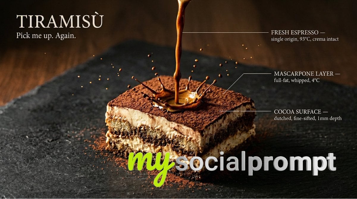 nanobanana prompt: Ultra High-Speed Food Photography: Cinematic Liquid Pour on Matte Surface 3