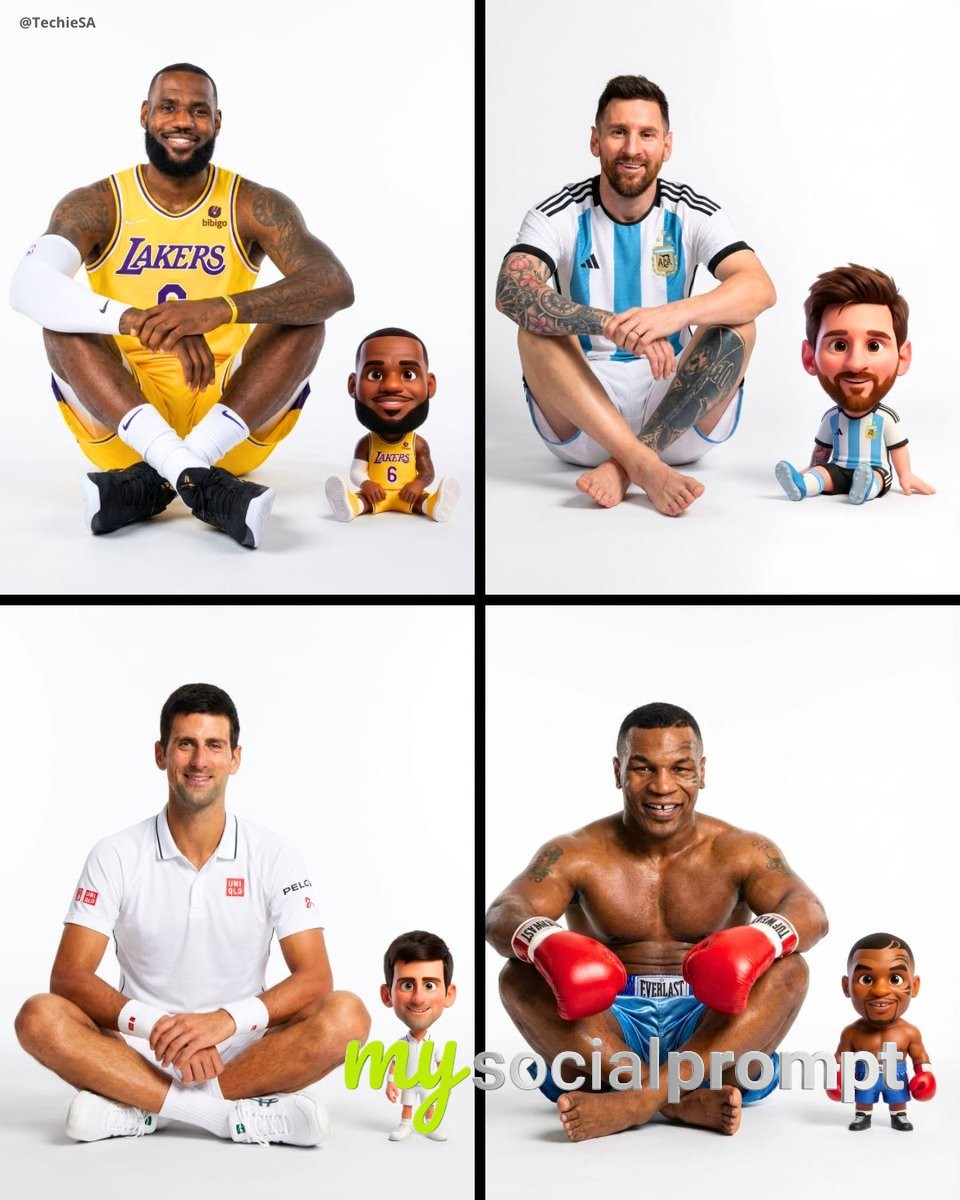 nanobanana prompt: Split Composition Portrait with Hyper-realistic & Pixar-style Subjects