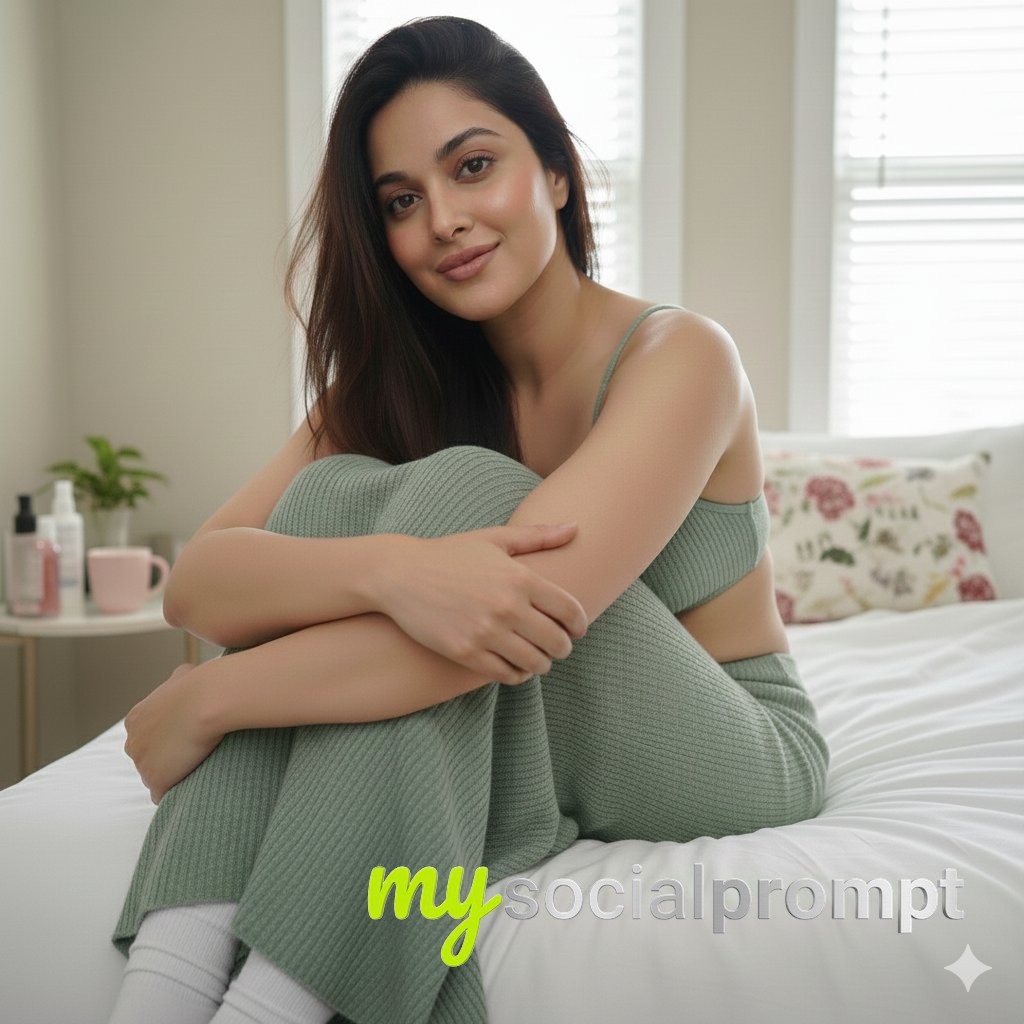 nanobanana prompt: Intimate Morning Light Bedroom Portrait with Soft Cinematic Lighting 2