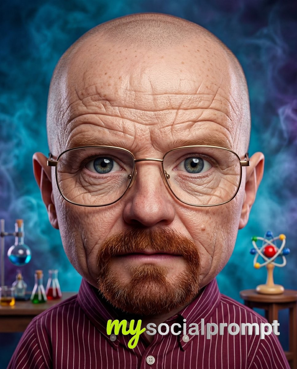 nanobanana prompt: Whimsical Hyperrealistic Baby Caricature with Cinematic Lighting