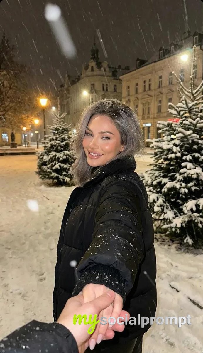 nanobanana prompt: Cinematic Winter Romance with Hyper-realistic Candid Photography 2