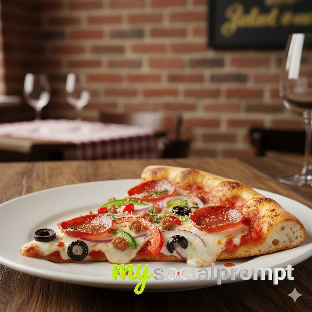 nanobanana prompt: Cinematic Cheese Pull: Premium Artisan Pizza Macro Photography