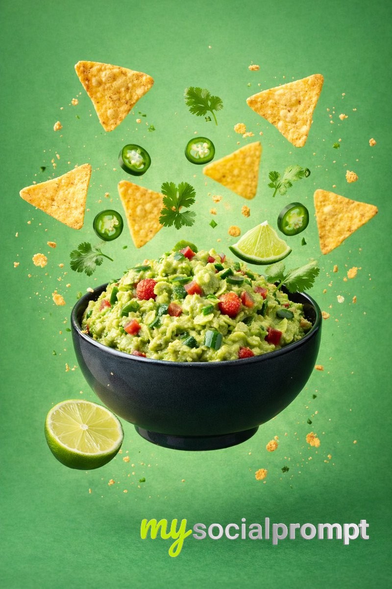 nanobanana prompt: Cinematic Food Photography with Floating Bowl & Hyper-realistic Textures - AI Prompt Image 4
