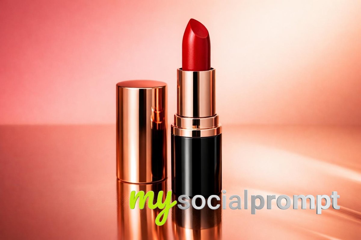 nanobanana prompt: Reflective Surface Product Photography with Gradient Studio Lighting