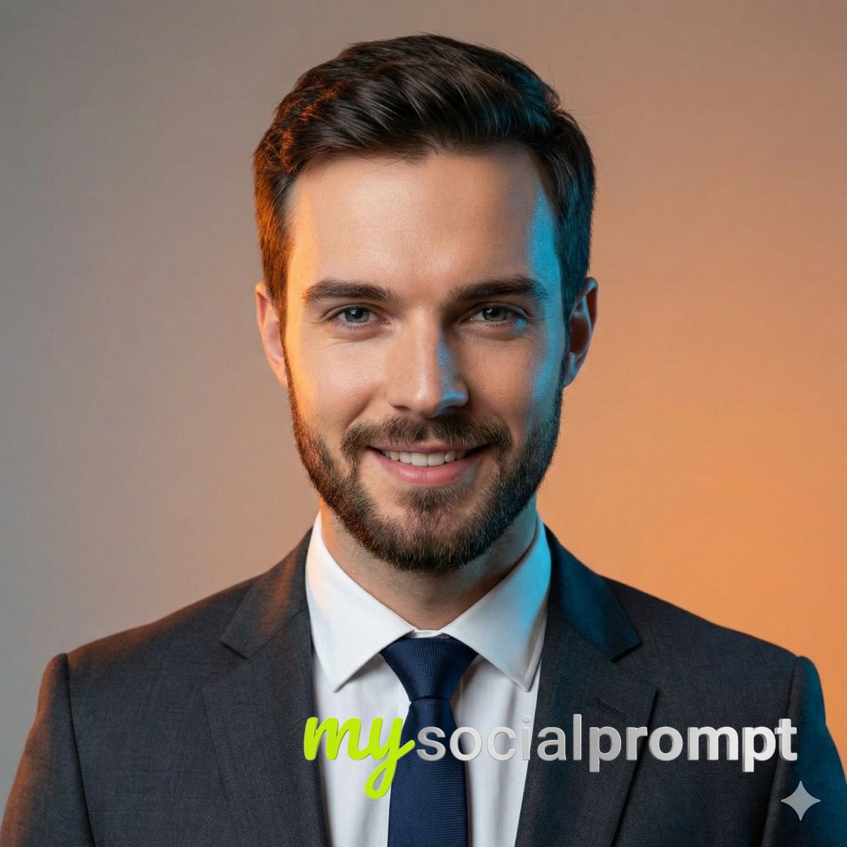 nanobanana prompt: Corporate Portrait with Studio Lighting & Professional Framing