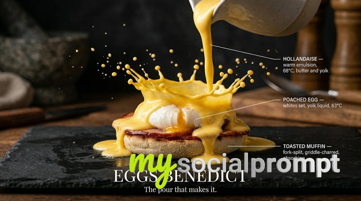 nanobanana prompt: Ultra High-Speed Food Photography: Cinematic Liquid Pour on Matte Surface
