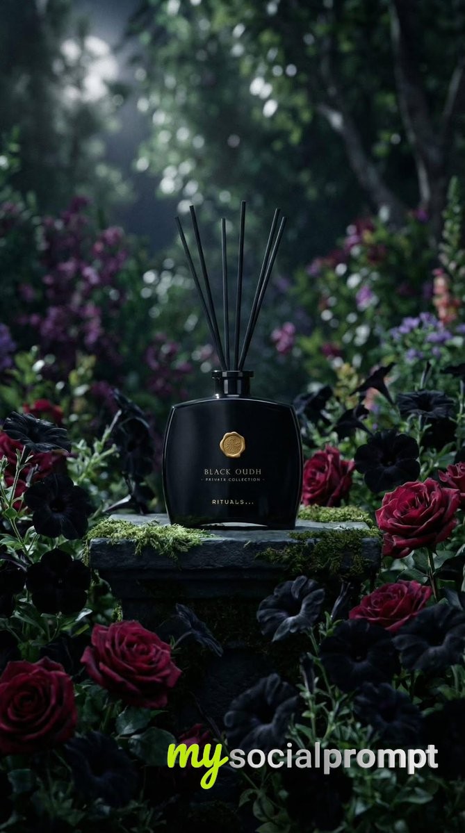 nanobanana prompt: Luxury Fragrance Photography with Cinematic Lighting & Hyper-realism 2