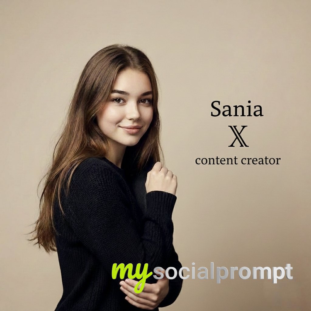 nanobanana prompt: Professional Studio Portrait with Elegant Typography