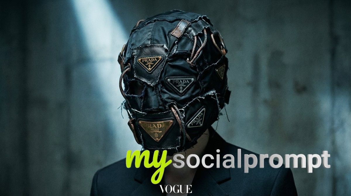 nanobanana prompt: Hyperrealistic Editorial Mask Sculpture in Dramatic Studio Light - AI Prompt Image 3